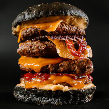 888 Чизбургер тройной - говядина (Black)