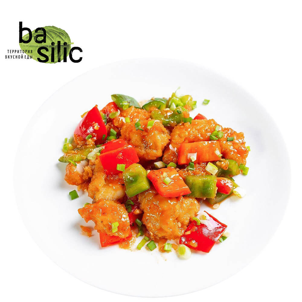 Basilic Pike perch in sweet and sour sauce