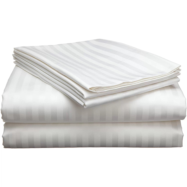 White bed linen set