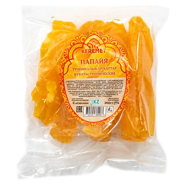 Keremet dried papaya 200 g.