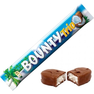 Шоколадты бар Bounty Trio