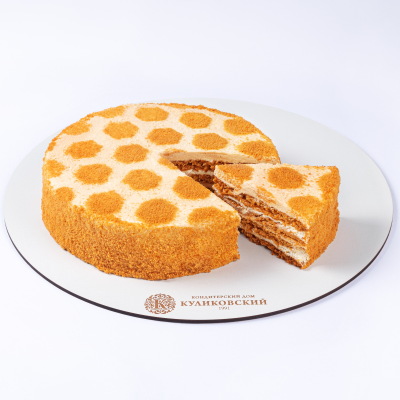 Cake "Honey cake with condensed milk" grand (800 gr.)