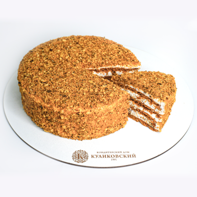 Үлкен торт «Жаңғақ қосылған бал торты» (900 гр.)