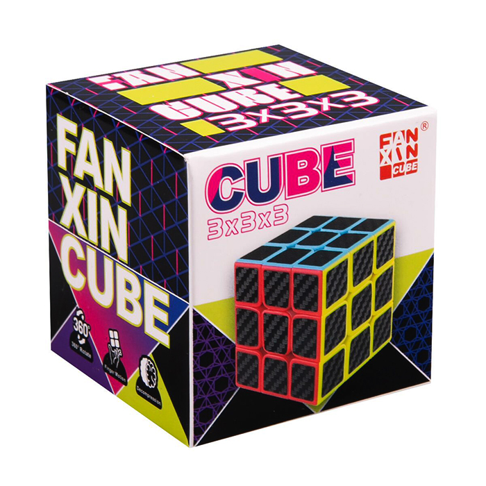 Rubik Küpü: 3x3 Küp (Karbon rengi)