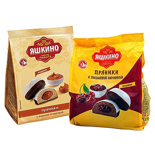 Gingerbread cookies "Yashkino" with filling 350 g.