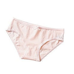 Panties for women, plain Cotton-elastane