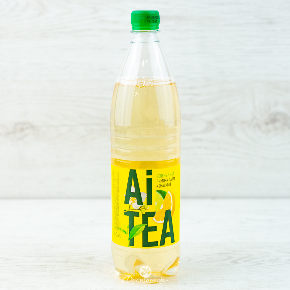 綠茶“Ai Tea”“Liomn - Lime”1 升。