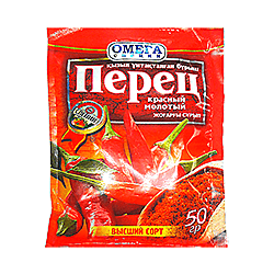 Ground Omega red pepper 50 g.