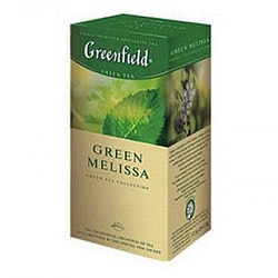Greenfield Green Melissa жасыл шайы 25 пакет