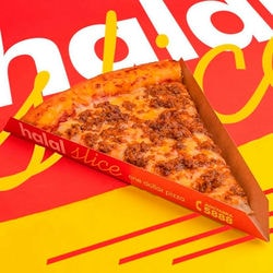 清真切片披薩片“Ambal Bolognese”