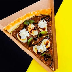 Halal Slice Pizza slice “Great sweet pizza”