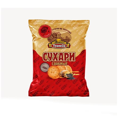 Crackers "Trapeza" (with poppy seeds)