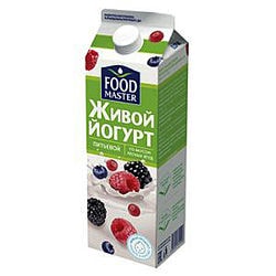 Yogurt Foodmaster wild berries 2% 900 g. TP.