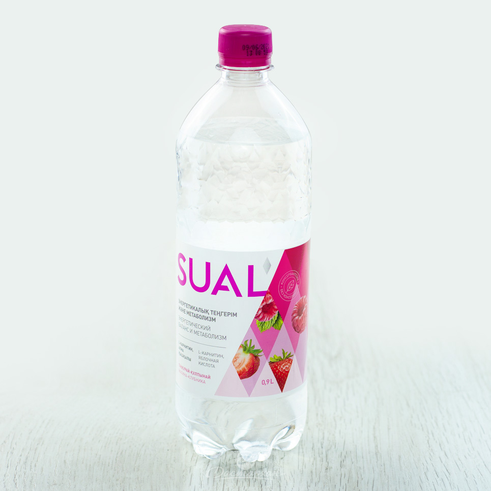「Sual」草莓覆盆子水 0,9 公升