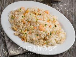 Fried rice with shrimps 200 g. Restaurant Turandot